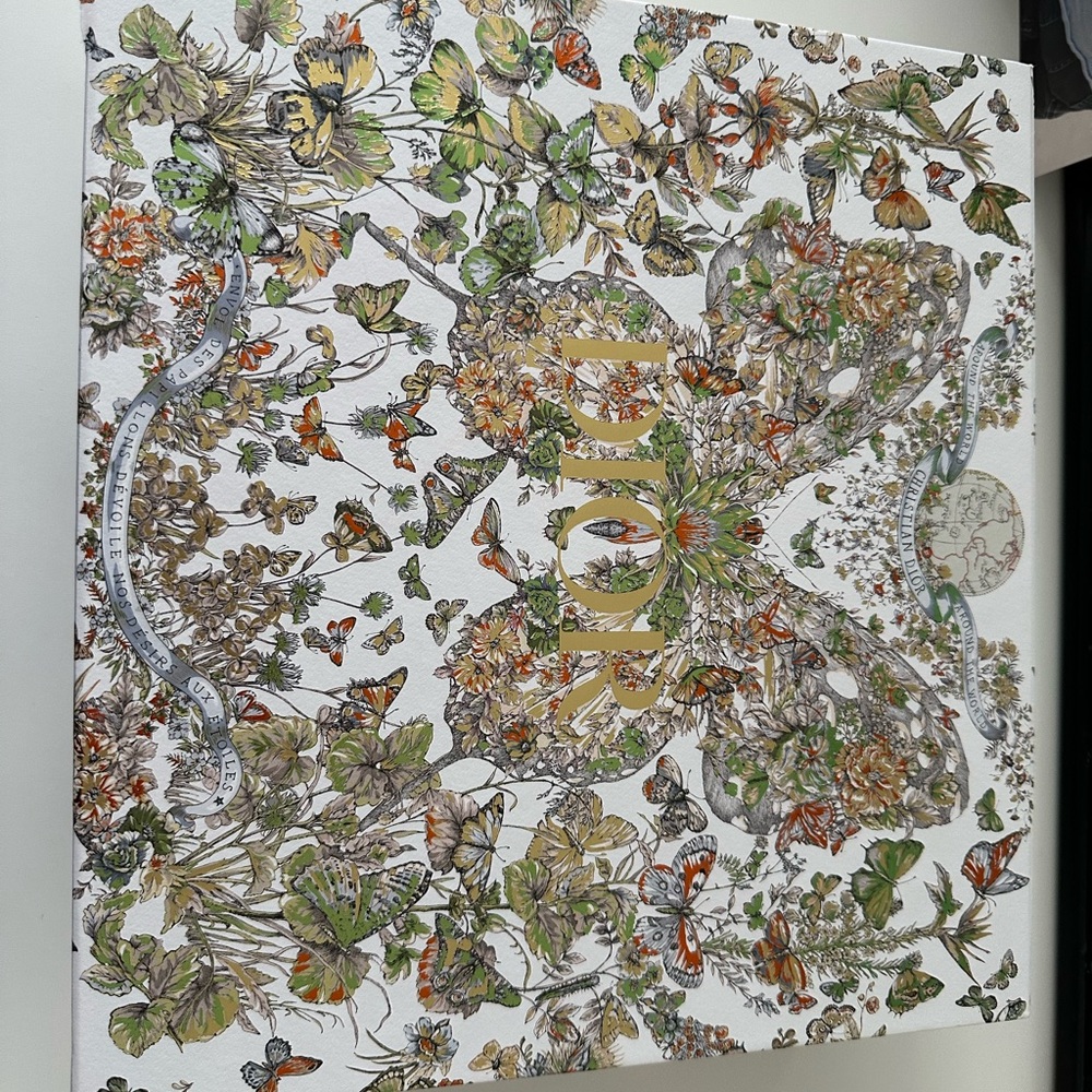Dior Floral and Butterfly Empty Gift Box